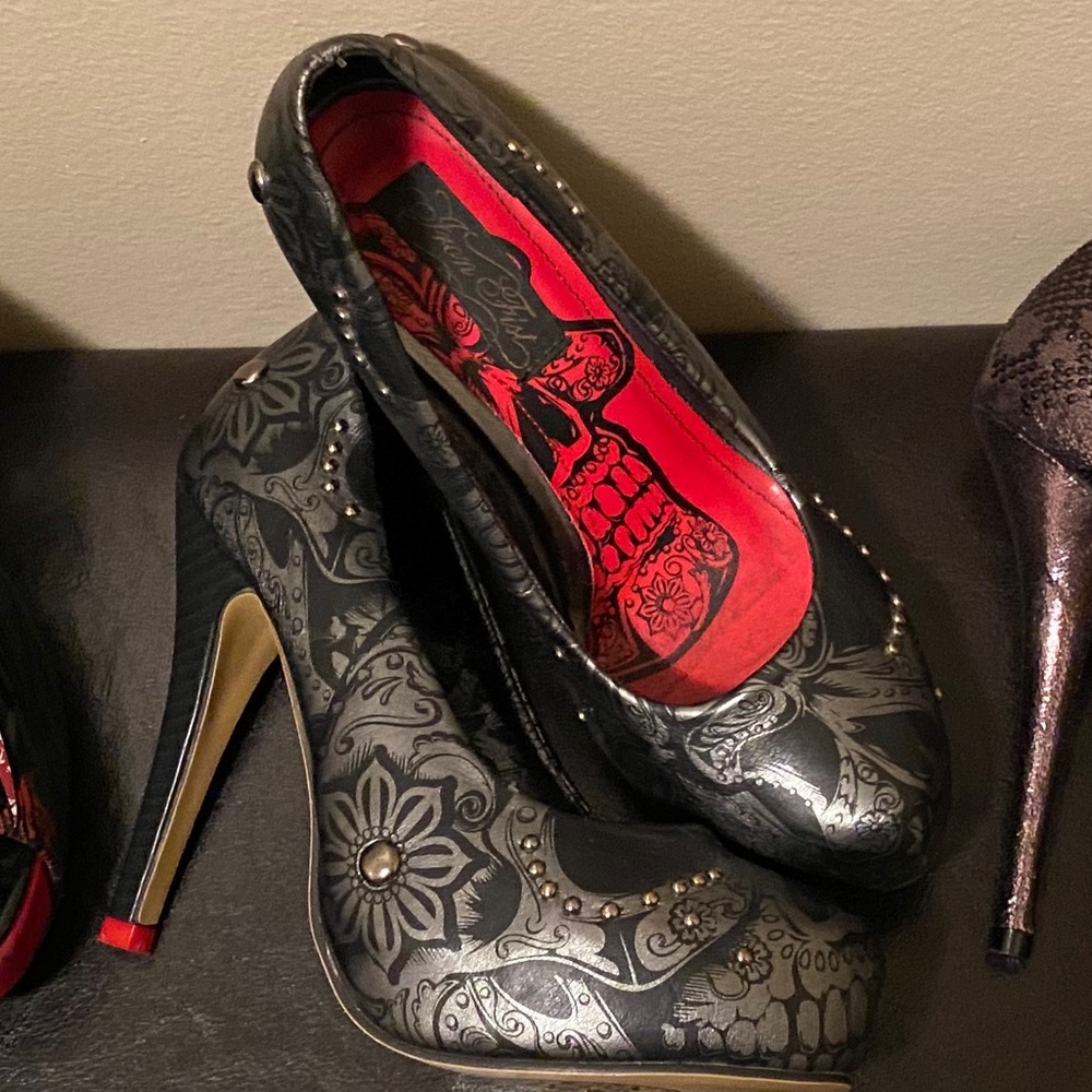 Iron Fist Sweet Skull O Mine heels
